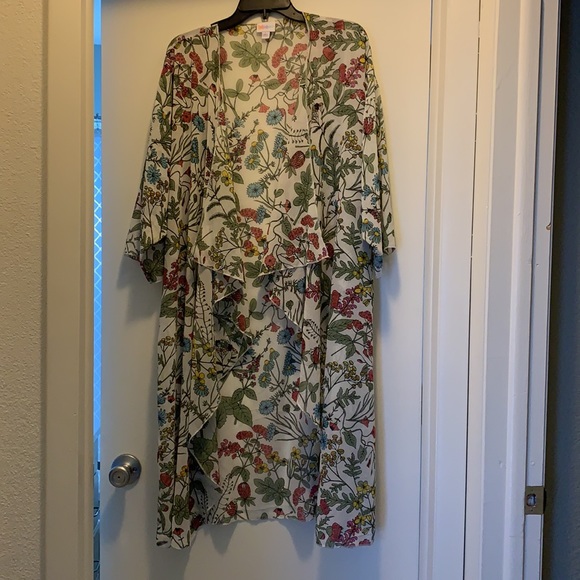 Lula Roe Floral Kimono - Picture 6 of 7